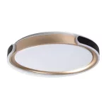 Rábalux 71292 Jindri Beltéri lámpa, Mennyezeti lámpa, fekete/ arany-fehér LED 48, IP20