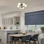 Rábalux RBL71294 Meduza Beltéri lámpa Mennyezeti lámpa matt fekete, fehér E14 6x MAX 20 IP20