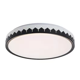   Rábalux 71303 Malin Beltéri lámpa, Mennyezeti lámpa, fekete/ szürke-fehér LED 24, IP20