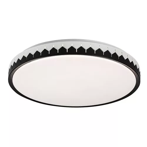 Rábalux 71304 Malin Beltéri lámpa, Mennyezeti lámpa, fekete/ szürke-fehér LED 48, IP20