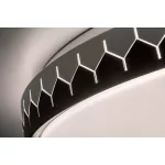 Rábalux 71304 Malin Beltéri lámpa, Mennyezeti lámpa, fekete/ szürke-fehér LED 48, IP20