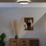 Rábalux 71305 Laleh Beltéri lámpa, Mennyezeti lámpa, fekete-fehér LED 24, IP20