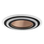 Rábalux 71314 Taneli2 Beltéri lámpa, Mennyezeti lámpa, fekete/ arany-fehér LED 56, IP20