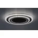 Rábalux 71316 Taneli2 Beltéri lámpa, Mennyezeti lámpa, fekete/ króm-fehér LED 56, IP20