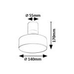 Rábalux 71327 Ovidia Beltéri lámpa, Ráépíthető és Beépíthető lámpa, fehér-fehér LED 16, IP20