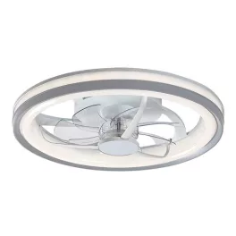   Rábalux 71335 Fanricius Beltéri lámpa, Mennyezeti lámpa, ezüst-fehér LED 40, IP20
