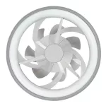 Rábalux 71335 Fanricius Beltéri lámpa, Mennyezeti lámpa, ezüst-fehér LED 40, IP20