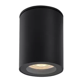   Rábalux 71342 Koven Beltéri lámpa, Ráépíthető és Beépíthető lámpa, fekete-fekete GU10GU10 1x MAX 35, IP44