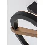 Rábalux 71350 Renara Beltéri lámpa, Fali lámpa, fekete/ arany-fehér LED 8, IP20