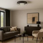Rábalux 71353 Maribell Beltéri lámpa, Mennyezeti lámpa, fekete-átlátszó LED 30, IP20