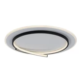   Rábalux 71366 Niloo Beltéri lámpa, Mennyezeti lámpa, fekete-fehér LED 40, IP20
