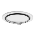 Rábalux 71366 Niloo Beltéri lámpa, Mennyezeti lámpa, fekete-fehér LED 40, IP20