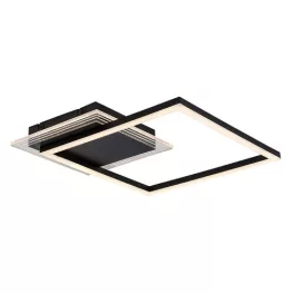   Rábalux 71370 Ottavia Beltéri lámpa, Mennyezeti lámpa, fekete-fehér LED 24, IP20