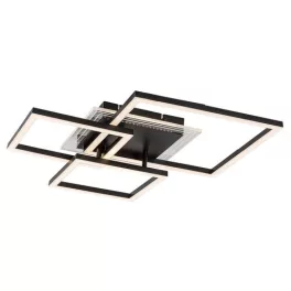   Rábalux 71371 Ottavia Beltéri lámpa, Mennyezeti lámpa, fekete-fehér LED 40, IP20