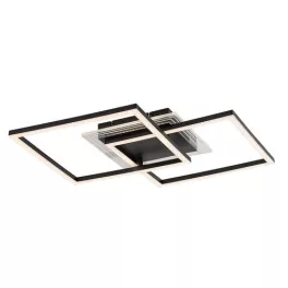   Rábalux 71372 Ottavia Beltéri lámpa, Mennyezeti lámpa, fekete-fehér LED 28, IP20