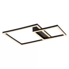   Rábalux 71376 Heleth Beltéri lámpa, Mennyezeti lámpa, fekete-fehér LED 24, IP20