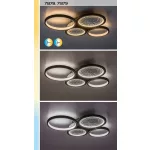 Rábalux 71378 Aranis Beltéri lámpa, Mennyezeti lámpa, fekete-fehér LED 40, IP20