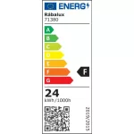 Rábalux 71380 Ellinor Beltéri lámpa, Mennyezeti lámpa, króm-fehér LED 24, IP20