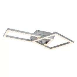   Rábalux 71381 Ellinor Beltéri lámpa, Mennyezeti lámpa, króm-fehér LED 24, IP20