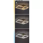 Rábalux 71386 Amilia Beltéri lámpa, Mennyezeti lámpa, fekete-fehér LED 22, IP20