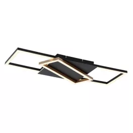   Rábalux 71391 Kitlee Beltéri lámpa, Mennyezeti lámpa, fekete/ arany-fehér LED 40, IP20