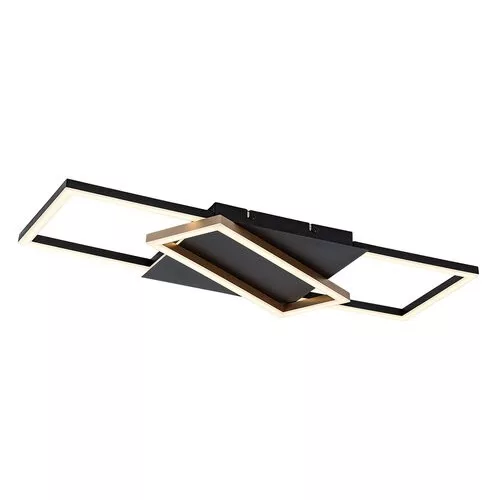 Rábalux 71391 Kitlee Beltéri lámpa, Mennyezeti lámpa, fekete/ arany-fehér LED 40, IP20