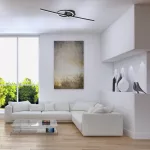 Rábalux 71395 Twisterra Beltéri lámpa, Mennyezeti lámpa, fekete-fehér LED 24, IP20