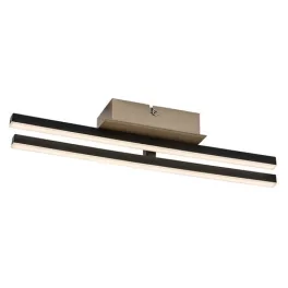   Rábalux 71396 Demir Beltéri lámpa, Mennyezeti lámpa, fekete/ arany-fehér LED 16, IP20