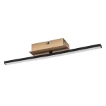 Rábalux 71397 Demir Beltéri lámpa, Mennyezeti lámpa, fekete/ arany-fehér LED 8, IP20