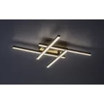 Rábalux 71398 Demir Beltéri lámpa, Mennyezeti lámpa, fekete/ arany-fehér LED 24, IP20