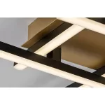 Rábalux 71398 Demir Beltéri lámpa, Mennyezeti lámpa, fekete/ arany-fehér LED 24, IP20