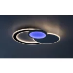 Rábalux 71402 Stavros Beltéri lámpa, Mennyezeti lámpa, fekete-fehér LED 40, IP20