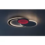 Rábalux 71402 Stavros Beltéri lámpa, Mennyezeti lámpa, fekete-fehér LED 40, IP20