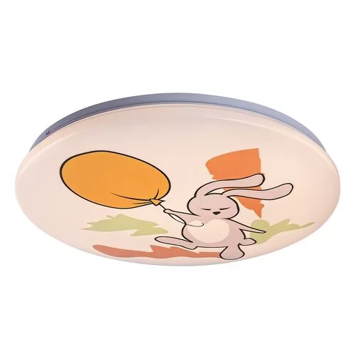 Rábalux 71409 Hopply Beltéri lámpa, Gyereklámpa, fehér-többszínű LED 24, IP20