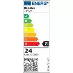 Rábalux 71409 Hopply Beltéri lámpa, Gyereklámpa, fehér-többszínű LED 24, IP20