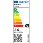 Rábalux 71424 Alenzo Beltéri lámpa, LED panel, fehér-fehér LED 36, IP44