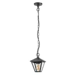 Rábalux 7149 Paravento Kültéri függeszték fekete-átlátszó E27 1x MAX 40, IP44