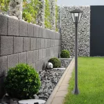 Rábalux 7150 Paravento Kültéri állólámpa fekete-átlátszó E27 1x MAX 40, IP44