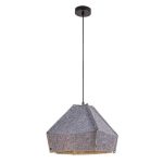 Rábalux 72000 Lomiro Beltéri lámpa, Függeszték, szürke-szürke E27E27 1x MAX 40, IP20