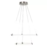 Rábalux 72009 Irelia Függeszték szatin króm-fehér LED 55, IP20