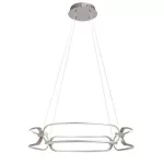 Rábalux 72010 Fringilla Függeszték szatin króm-fehér LED 67, IP20