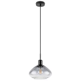   Rábalux 72021 Dvora Függeszték matt fekete-füstszínű E27 1x MAX 40, IP20