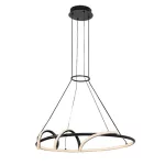Rábalux 72022 Menazi Beltéri lámpa, Függeszték, fekete-fehér LED 46, IP20