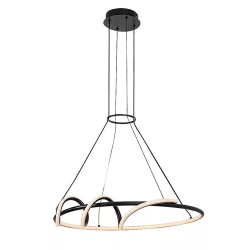 Rábalux 72022 Menazi Beltéri lámpa, Függeszték, fekete-fehér LED 46, IP20