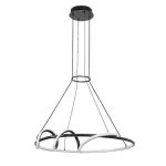 Rábalux 72022 Menazi Beltéri lámpa, Függeszték, fekete-fehér LED 46, IP20