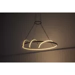 Rábalux 72022 Menazi Beltéri lámpa, Függeszték, fekete-fehér LED 46, IP20