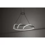 Rábalux 72022 Menazi Beltéri lámpa, Függeszték, fekete-fehér LED 46, IP20