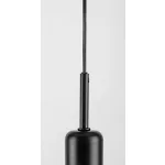 Rábalux 72023 Dvora Függeszték matt fekete-füstszínű/ átlátszó E27 3x MAX 40, IP20