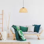 Rábalux 72025 Rattan Függeszték fekete-natúr E27 1x MAX 25, IP20