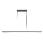 Rábalux 72026 Norael Beltéri lámpa, Függeszték, fekete-átlátszó LED 40, IP20
